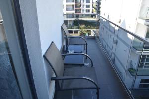 Ein Balkon oder eine Terrasse in der Unterkunft RoApart Mamaia - B2 Home