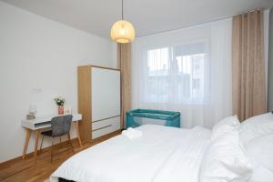 Ένα ή περισσότερα κρεβάτια σε δωμάτιο στο Apartment Narona Mostar