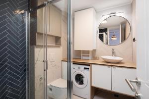 Koupelna v ubytování Kovač Family Suites