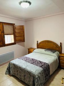 Letto o letti in una camera di Casa del Espliego