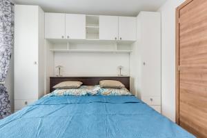 Una cama o camas en una habitación de Modern flat in Rijeka
