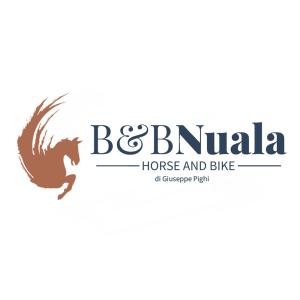 een logo voor een paard en een beet van een echtscheiding bij B&B Nuala Horse And Bike di Giuseppe Pighi in Bardi