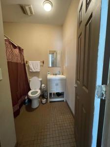 亞特蘭大的住宿－In city living，一间带卫生间和水槽的小浴室