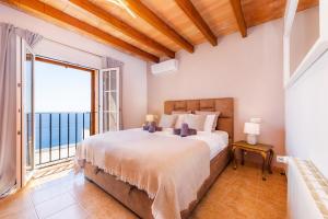 Postel nebo postele na pokoji v ubytování Villa Seaview