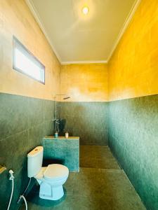 クブペンロカンにあるBatur Exotic Villaのバスルーム(トイレ、洗面台付)
