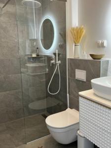 Kúpeľňa v ubytovaní Penthouse Oceanview + 21 fotografií
