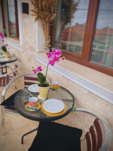Balkón nebo terasa v ubytování IANIS Rooms