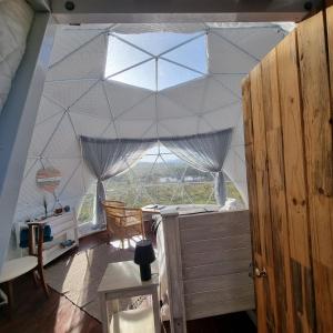 TV a/nebo společenská místnost v ubytování Pom Gratz - EcoDomes