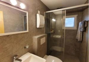 Koupelna v ubytování Ferienwohnung Morgengruss + 37 fotografií
