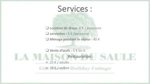 Certyfikat, podpis lub inny dokument wystawiony w obiekcie Le Petit Saule - Gîte entre Beauval et Chenonceau