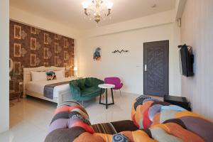 Voodi või voodid majutusasutuse Avenue B&B toas