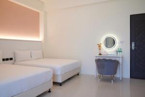 Voodi või voodid majutusasutuse Avenue B&B toas