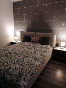 Postel nebo postele na pokoji v ubytování Epi Lux House