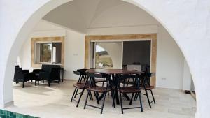 Uma área de estar em Villa a la montagne Hammamet