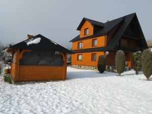 Iwonka Tylicz Pokoje i Apartamenty in de winter