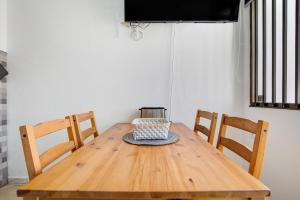 Telewizja i/lub zestaw kina domowego w obiekcie Casa Jable