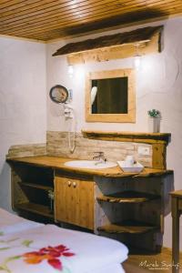 Ein Bett oder Betten in einem Zimmer der Unterkunft Haus Silberwang