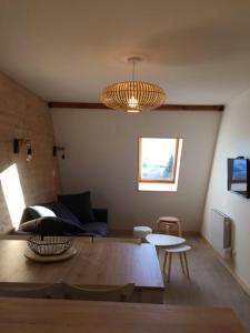 Posezení v ubytování Appartement Val Louron 6 à 8 personnes