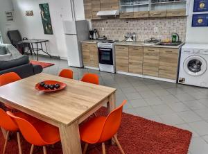 Kuchyň nebo kuchyňský kout v ubytování Patras Juliet House