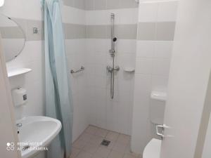 Koupelna v ubytování Campus Hotel