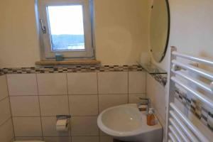 Koupelna v ubytování Ferienwohnung Hückeswagen (Bevertalsperre)