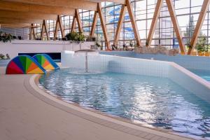 Bazén v ubytování Aqua Hotel nebo v jeho okolí