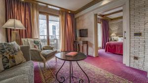 Voodi või voodid majutusasutuse Roc Blanc Hotel & Spa toas