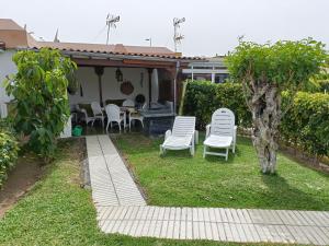 Zahrada ubytování BUNGALOW JARDÍN CENTRICO PLAYA INGLES