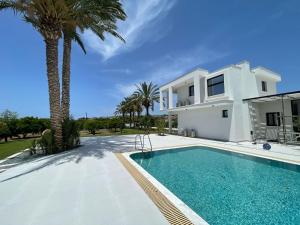 派亞的住宿－Luxury 4 Bedroom Oasis Villa，一座带游泳池和房子的别墅