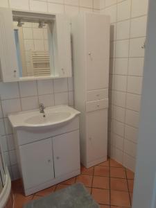Koupelna v ubytování Ferienwohnung Schuhhaus Ganster + 10 fotografií