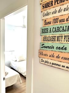 Posteľ alebo postele v izbe v ubytovaní Apartamento Empedrada
