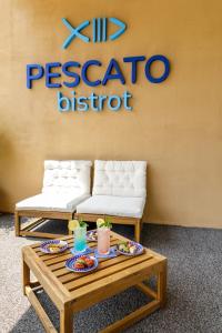 Posezení v ubytování crabonaxa suites