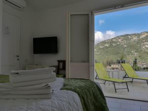 Nespecifikovaný výhled na hory nebo výhled na hory při pohledu z bed and breakfast