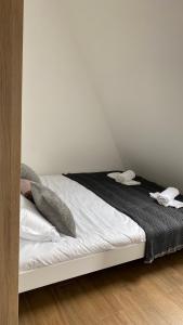 A bed or beds in a room at Apartman Borovi 15 Divčibare