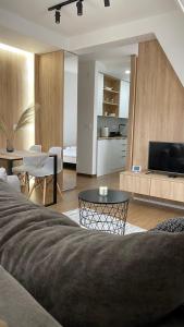Kuchyň nebo kuchyňský kout v ubytování Apartman Borovi 15 Divčibare
