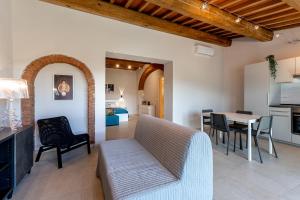 Posezení v ubytování Podere n.8 Bio Casale Maremma