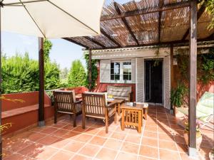 Balkon lub taras w obiekcie Casa El Rosal Blanco