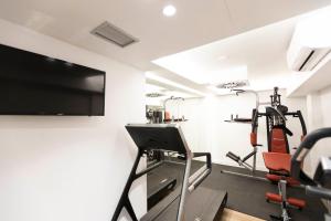 Posilňovňa alebo fitness centrum v ubytovaní Ama Guadalupekoa