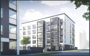 Budova, kde se apartmán nachází