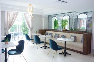 Istumisnurk majutusasutuses Bisinii Boutique Hotel