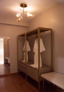 Voodi või voodid majutusasutuse Bisinii Boutique Hotel toas