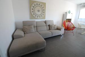 Posedenie v ubytovaní RentitSpain Apartamento Oasis de Salobreña Gym y Balcón