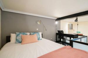 Postel nebo postele na pokoji v ubytování Apartamento interior-tranquilo en Chamberí - CISN