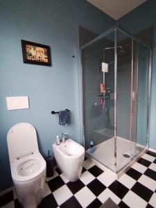 Koupelna v ubytování B&B CasaGiò