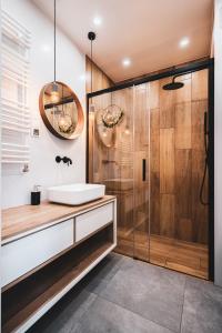 Koupelna v ubytování Pure Rental Apartments Inżynierska + 37 fotografií