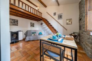 Posezení v ubytování La Suite del Borgo