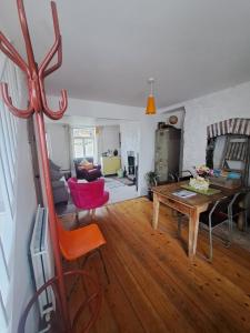 Χώρος καθιστικού στο The old net loft