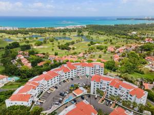 an aerial view of a resort with the ocean in the background at Spectacular View 4Bd 4Ba Penthouse, Wyndham Rio Grande Resort! 10min drive to Beach, Sleeps 9! in Rio Grande