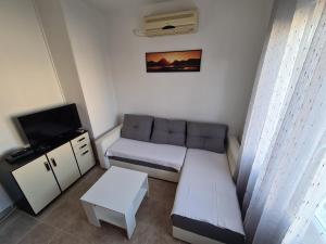 TV a/nebo společenská místnost v ubytování Family friendly apartments with a swimming pool Barbat, Rab - 4951