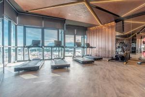 Γυμναστήριο ή/και όργανα γυμναστικής στο The EDGE x MonthStayZ Thailand